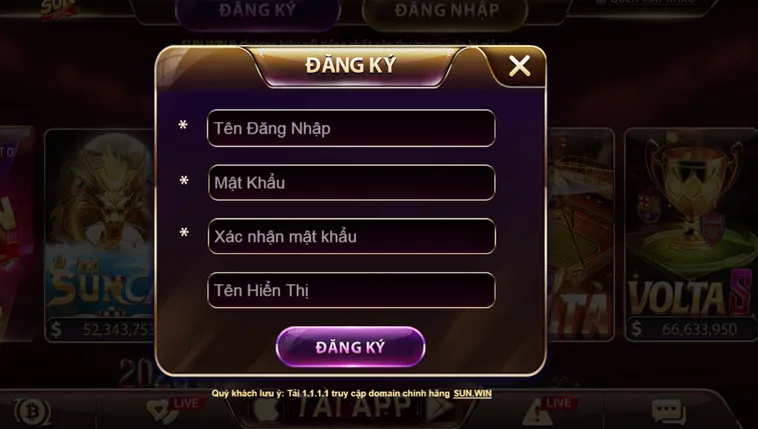 Hướng Dẫn Đăng Ký Sunwin Chi Tiết Cho Game Thủ Chinh Phục Sàn Đấu